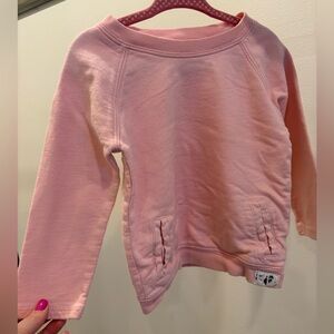 100% cotton pink sweatshirt